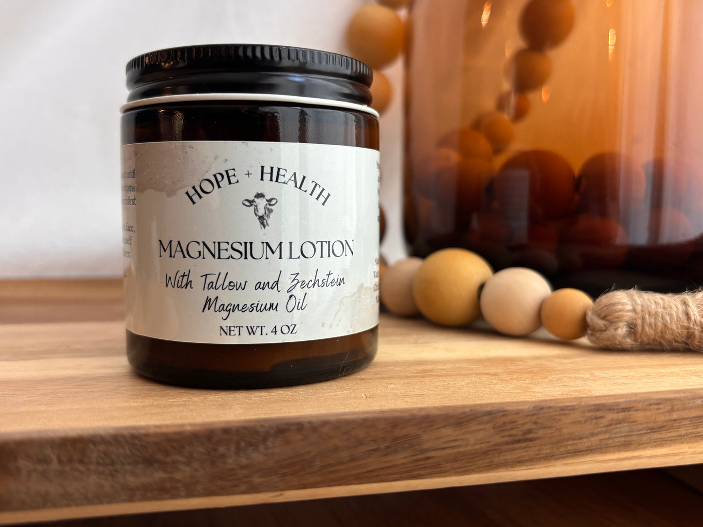 Tallow Lotion: Magnesium Balm