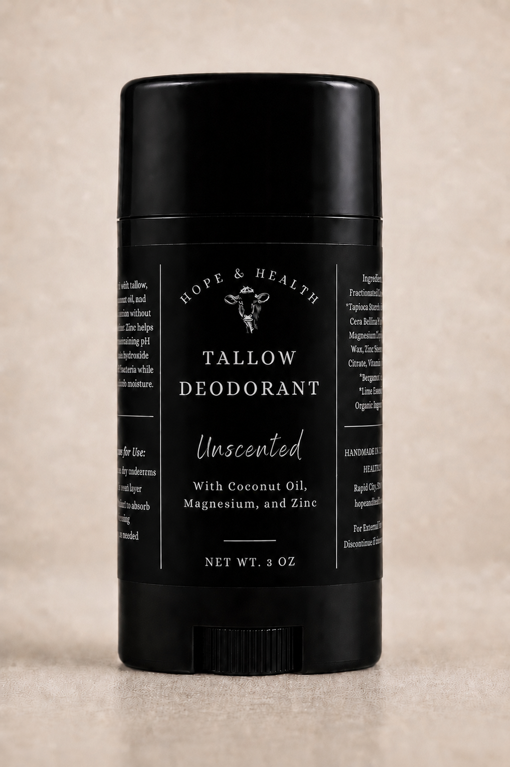 Tallow Deodorant: Unscented