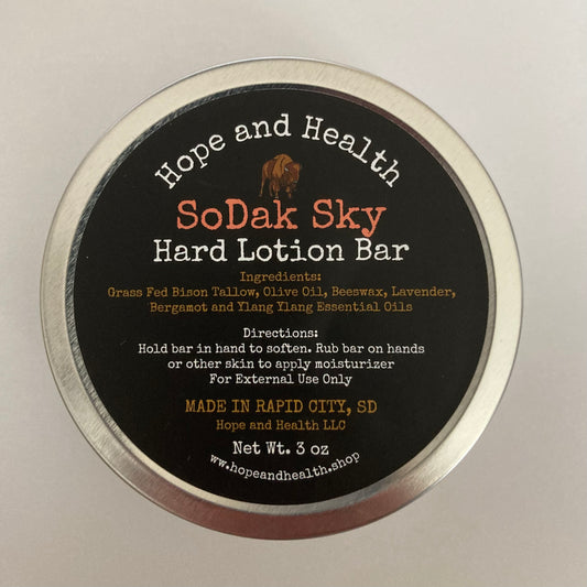 SoDak Sky Hard Lotion Bar