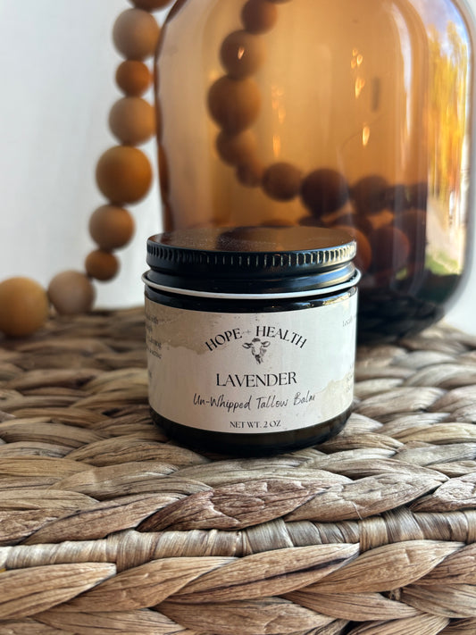Beef Tallow Balm: Lavender