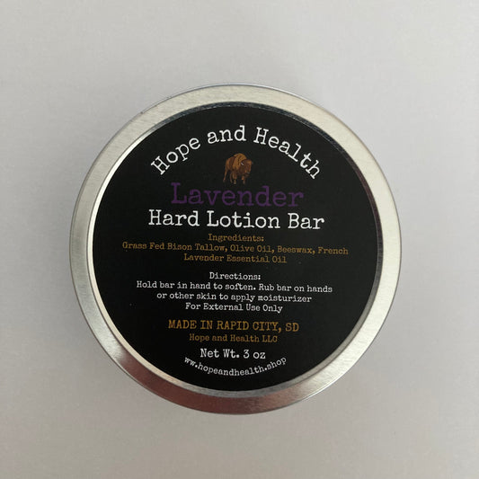 Lavender Hard Lotion Bar