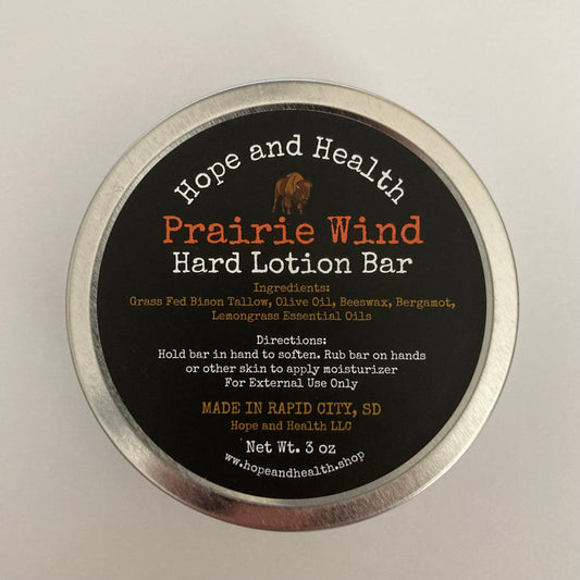 Prairie Wind Hard Lotion Bar