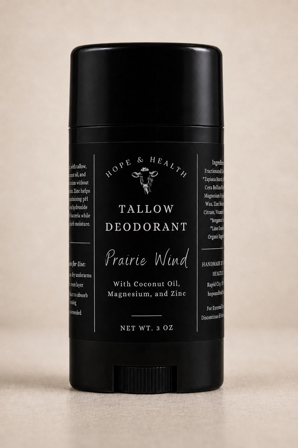 Tallow Deodorant: Prairie Wind