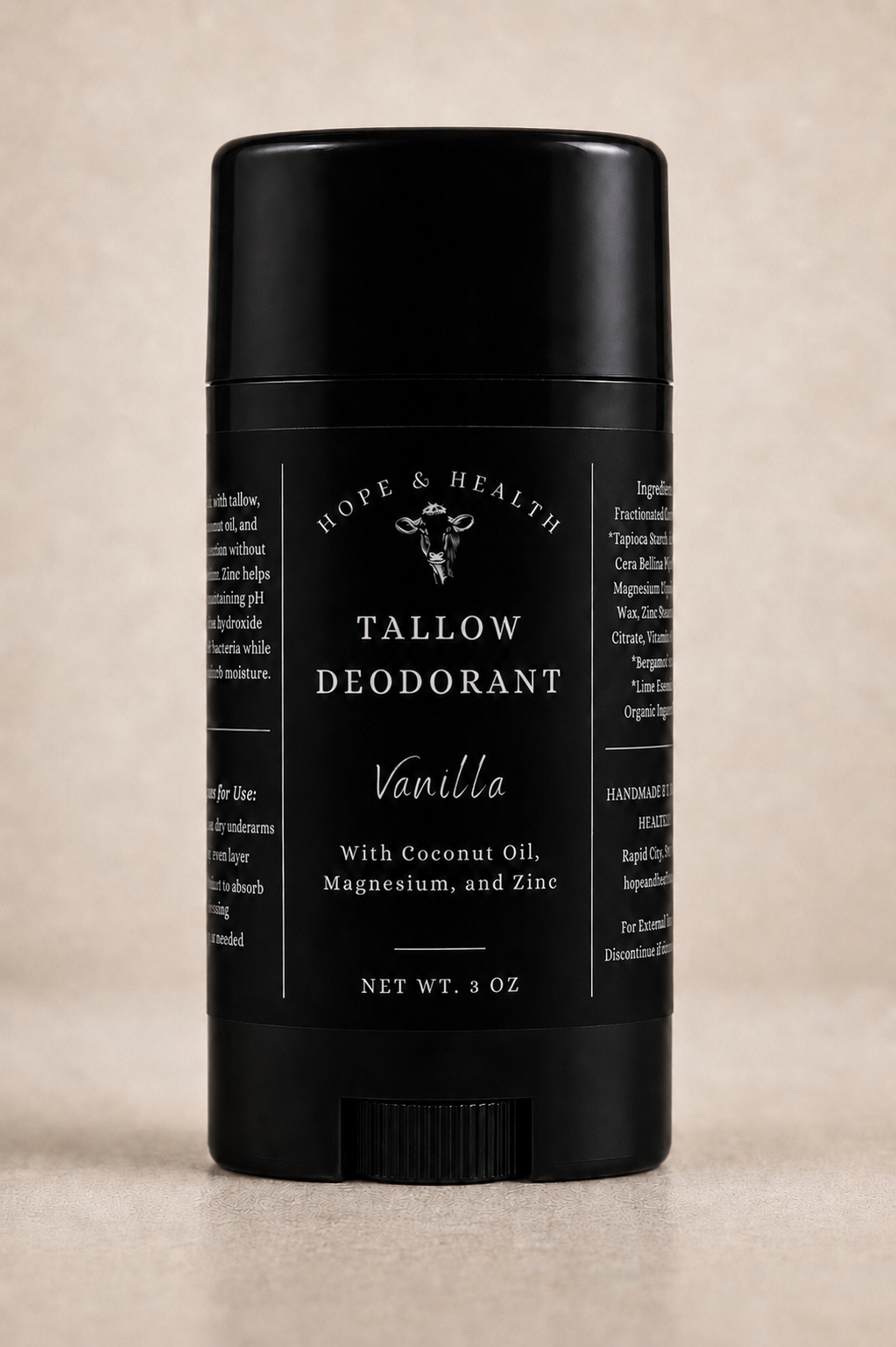 Tallow Deodorant: Vanilla
