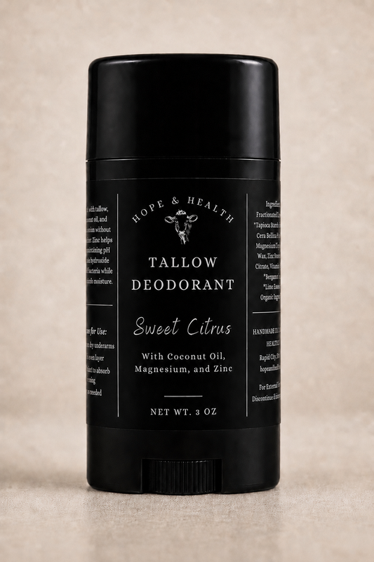 Tallow Deodorant: Sweet Citrus